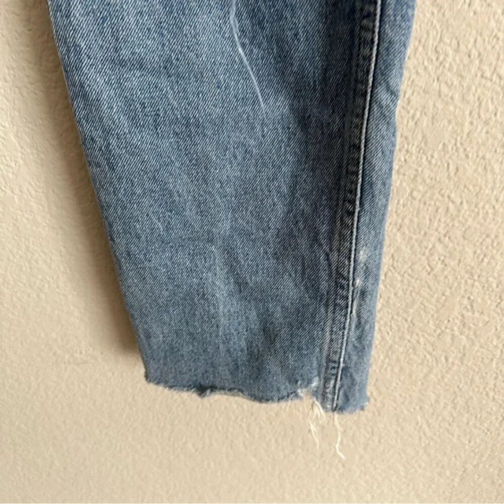 Agolde Feel Good Jamie Distressed Organic Cotton High Rise Button Fly Jeans 29 - Picture 9 of 15